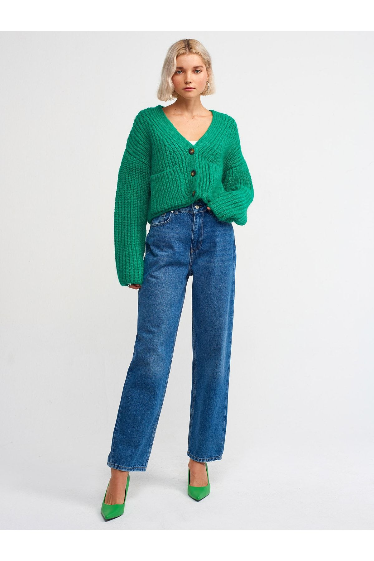 Dilvin Jeans Blau Mom Fast ausverkauft