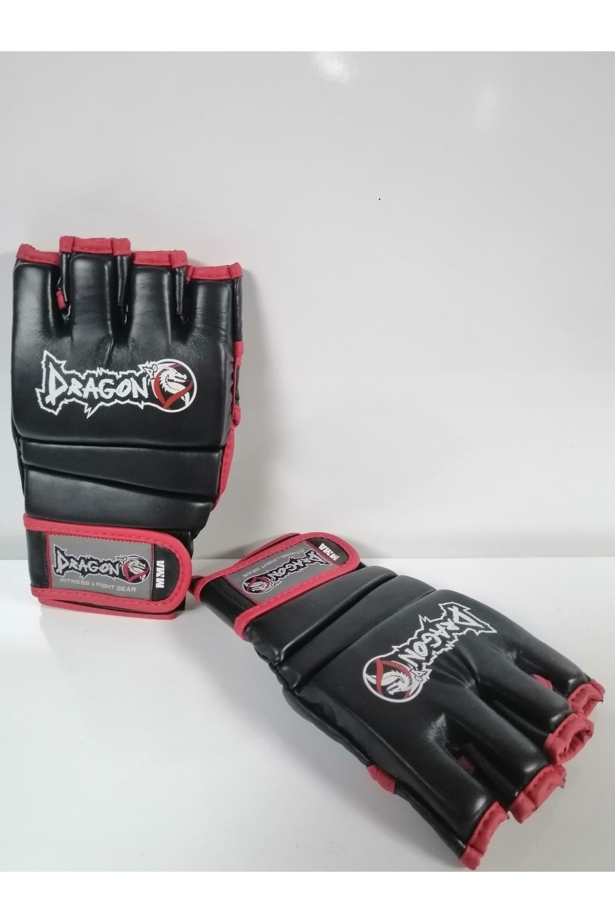 تجهیزات بوکس مشکی برند قرمز سیاه رنگ MMA دستکش Big Boss 30253 P L xl اندازه Dragondo