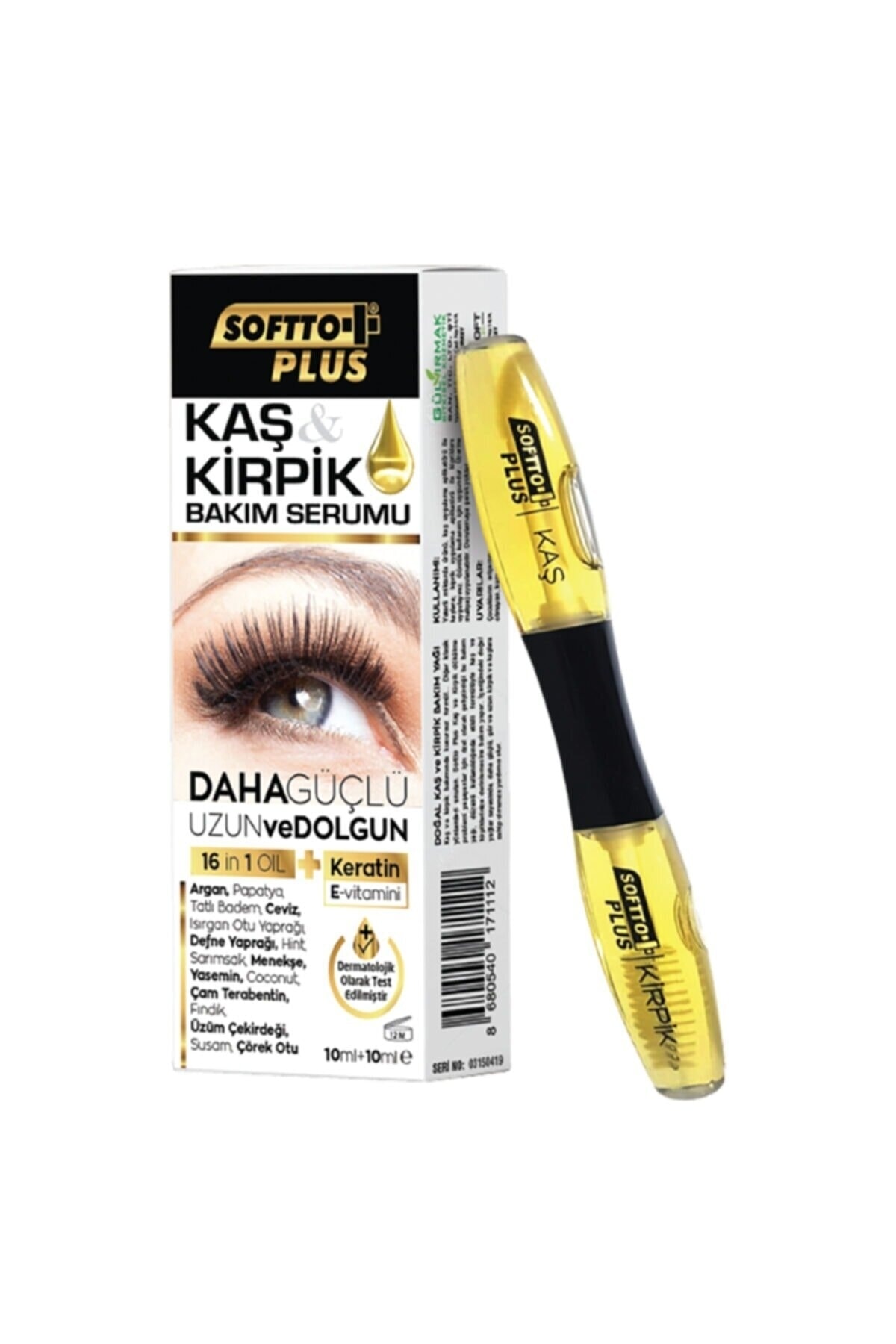Softto Plus Kaş Kirpik Serumu 10 Ml