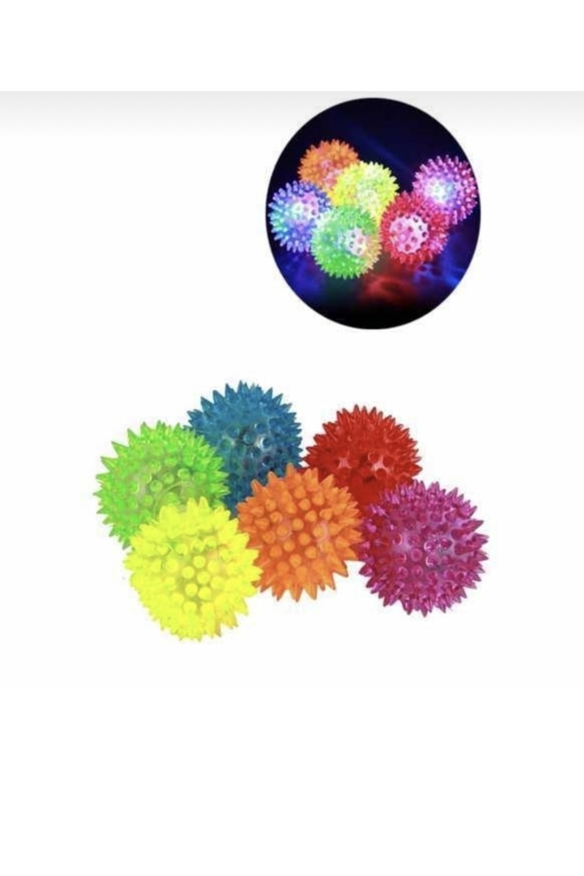 Genel Markalar Psj Işıklı Dikenli Elastik Top