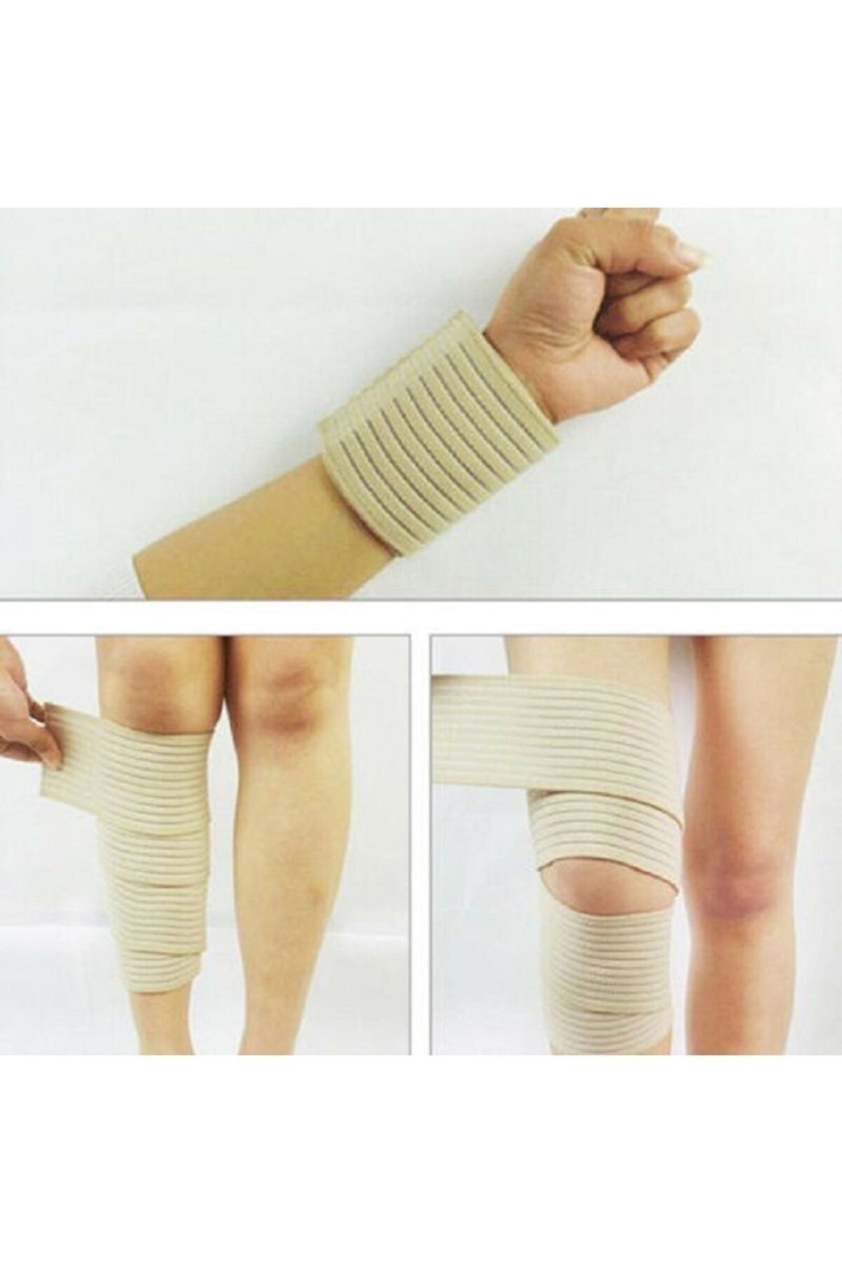 SNOWTEKSS-Sports Band Hand Foot Wrist Bandage, Elastic 2 Pieces 1