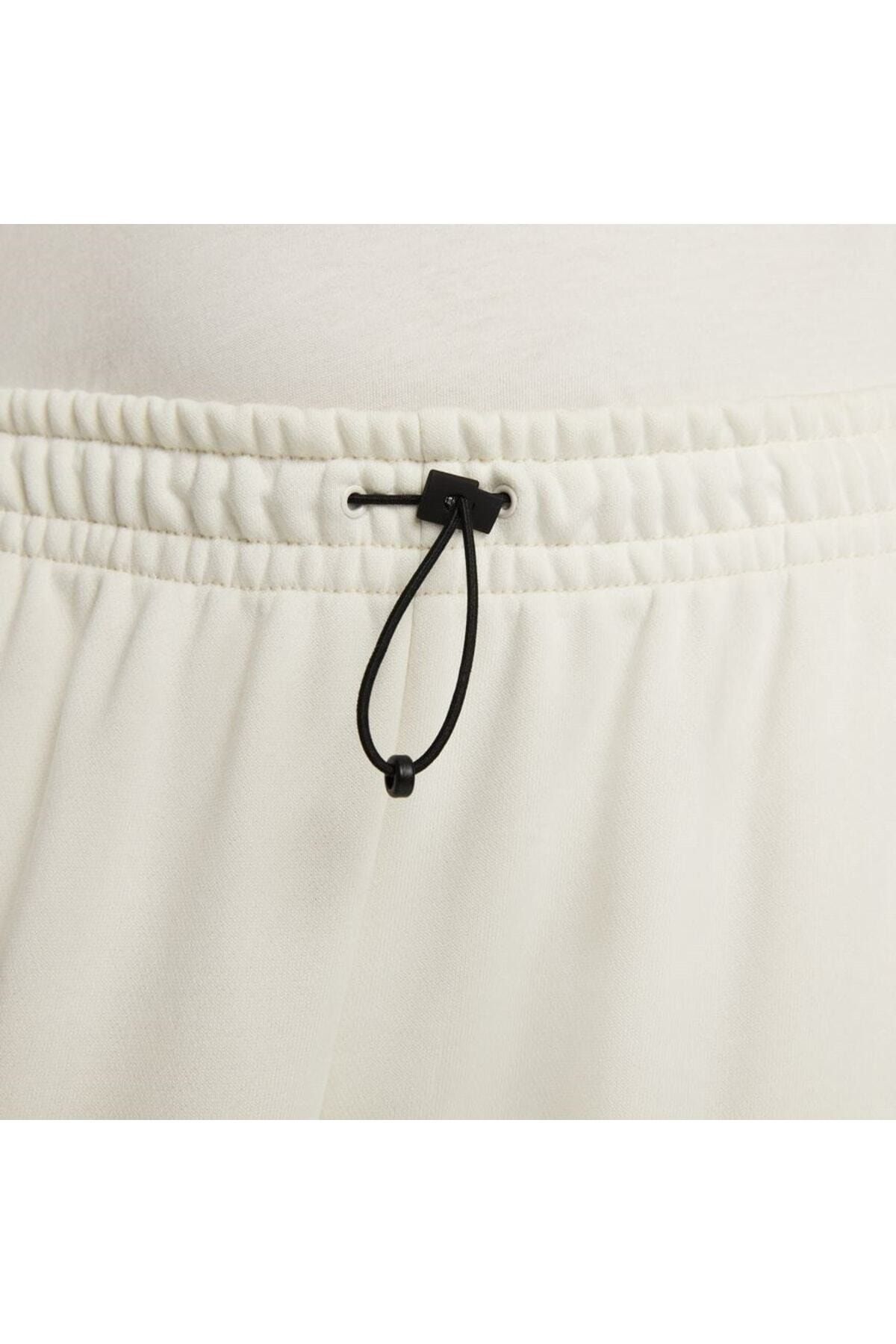 Nike-Women's Cream Swoosh Fleece High Rise Jogger Sweatpants - Loose Fit 4