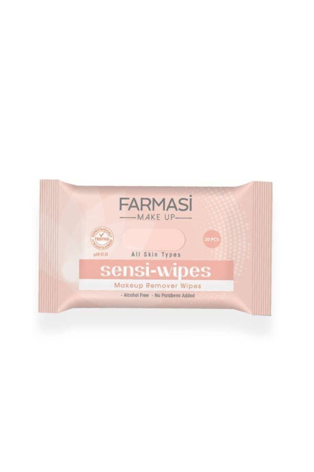 دستمال مرطوب پاک کننده آرایش Sensi Wipes مجموعه 5 عددی Farmasi