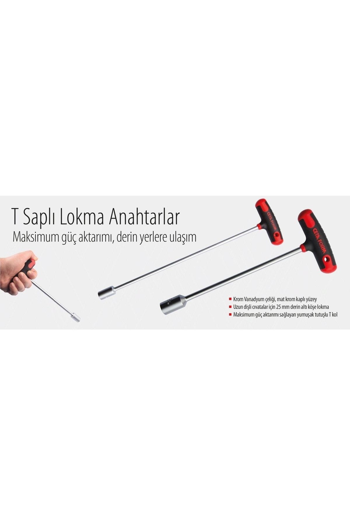 CETA FORM-11X230Mm Ceta K20-11 - Handle Form t Socket Wrench 2