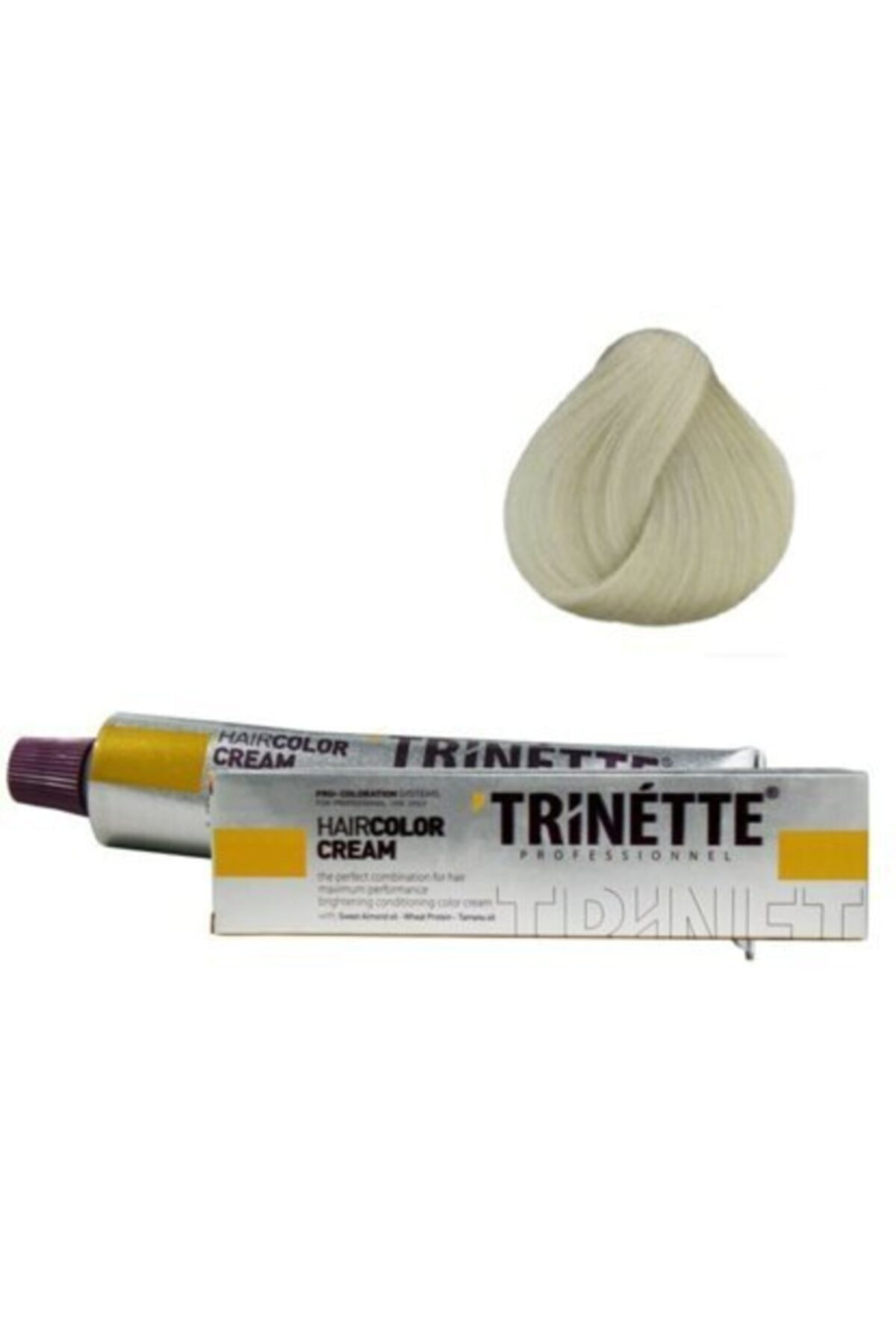 TRİNETTE 12 Numara Extra Açık Sarı Profesyonel Saç Boyası