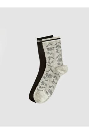 Kadın Gri Soket Çorap 0WJ560Z8