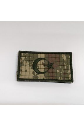 Kamuflaj Türk Bayrağı Patch/peç patch