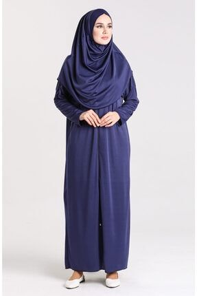 Lacivert Fermuarlı Namaz Elbisesi 1600