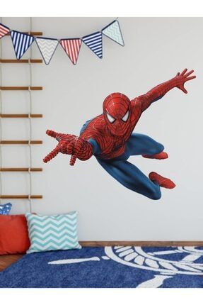 Spiderman-uçan Örümcek Adam Çocuk Odası Duvar Sticker k397
