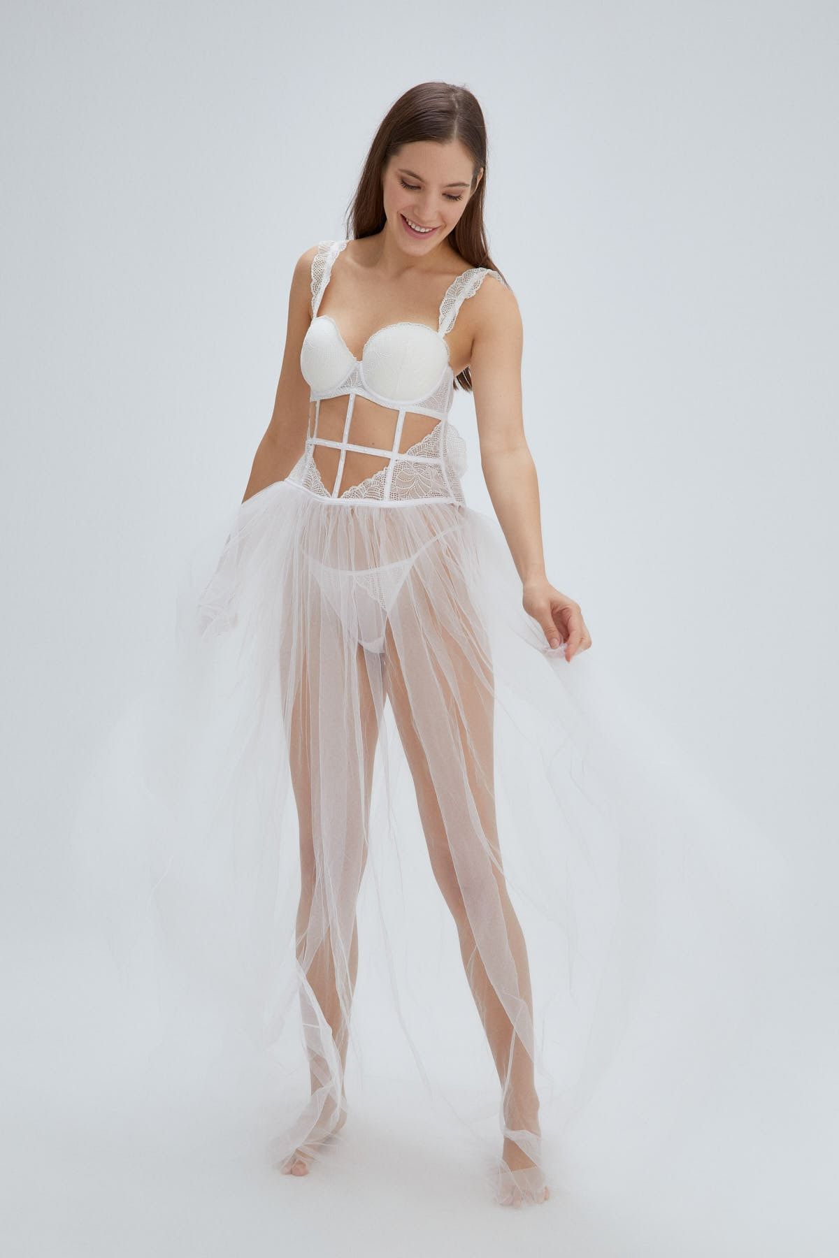 Dagi Sexy Nachtwäsche Ecru Basic