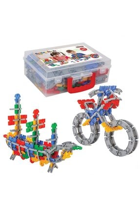 PİLSAN Building Bloklar Çantalı 134 Parça