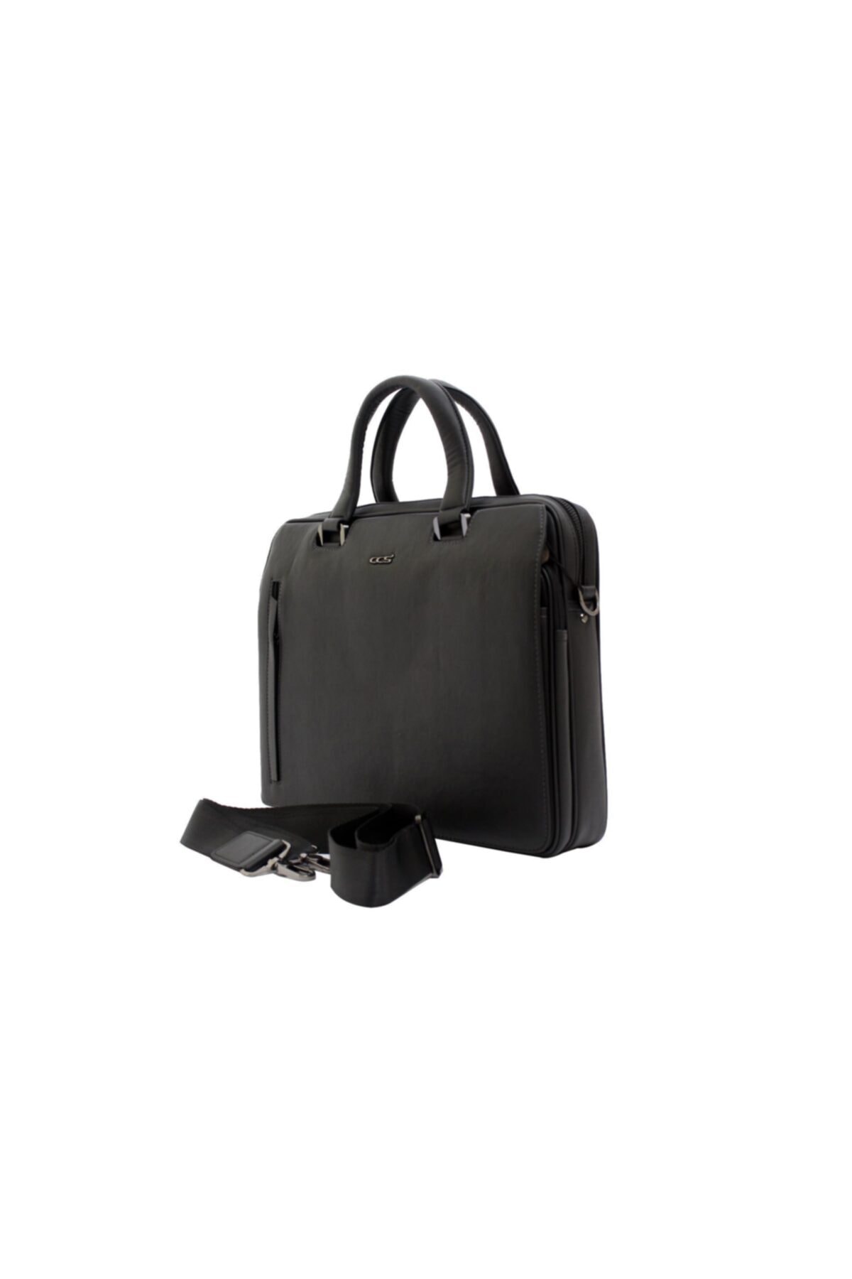 71260-s Siyah Suni Deri Unisex Evrak Çantası