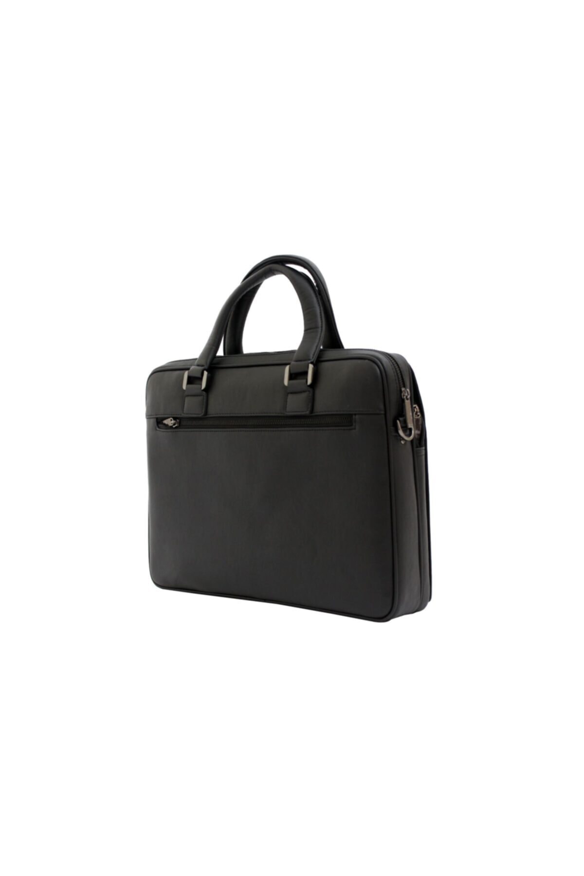 71260-s Siyah Suni Deri Unisex Evrak Çantası