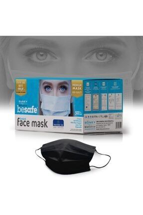 Güney Biyomedikal Cerrahi Maske 3 Katlı Mb 50 Adet 2021S01K