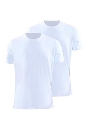 Tender Cotton Beyaz Erkek T.shirt 2li Ekonomik Paket 9675 1290602