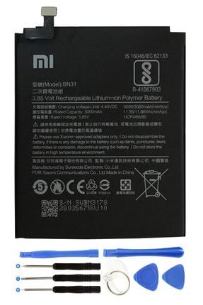 Xiaomi Redmi Note 5a Bn31 Batarya Pil Ve Tamir Montaj Seti PRW6F23