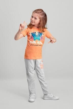 Lisanslı Yavruağzı Kız Çocuk Pijama Takımı L9933-C