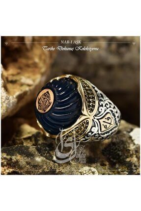 Islam Usta Tasarımı Nar-ı Aşk Gümüş Erkek Yüzük 862410153