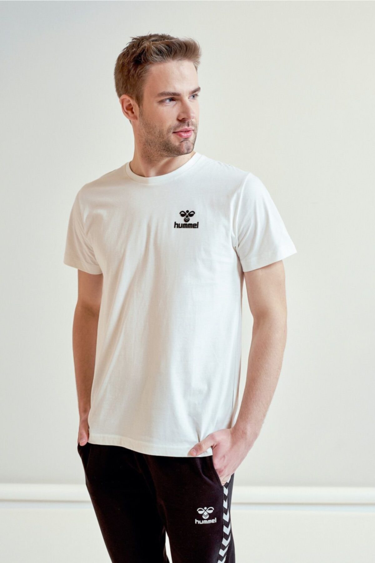 HUMMEL Sport T-Shirt Weiß Regular Fit FN6766