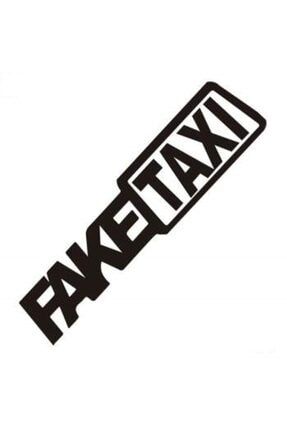 Esprili Faketaxi Yazılı Oto Sticker Çıkartması 33683-KB-kvnc