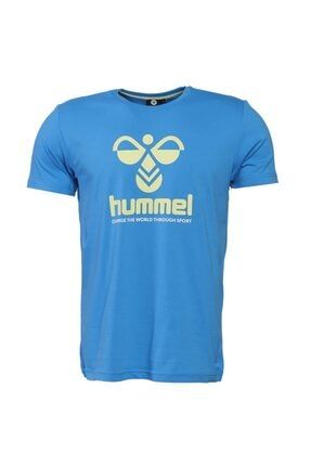 HMLCENTIL T-SHIRT S/S Mavi Erkek T-Shirt 101086299 C1T01219T