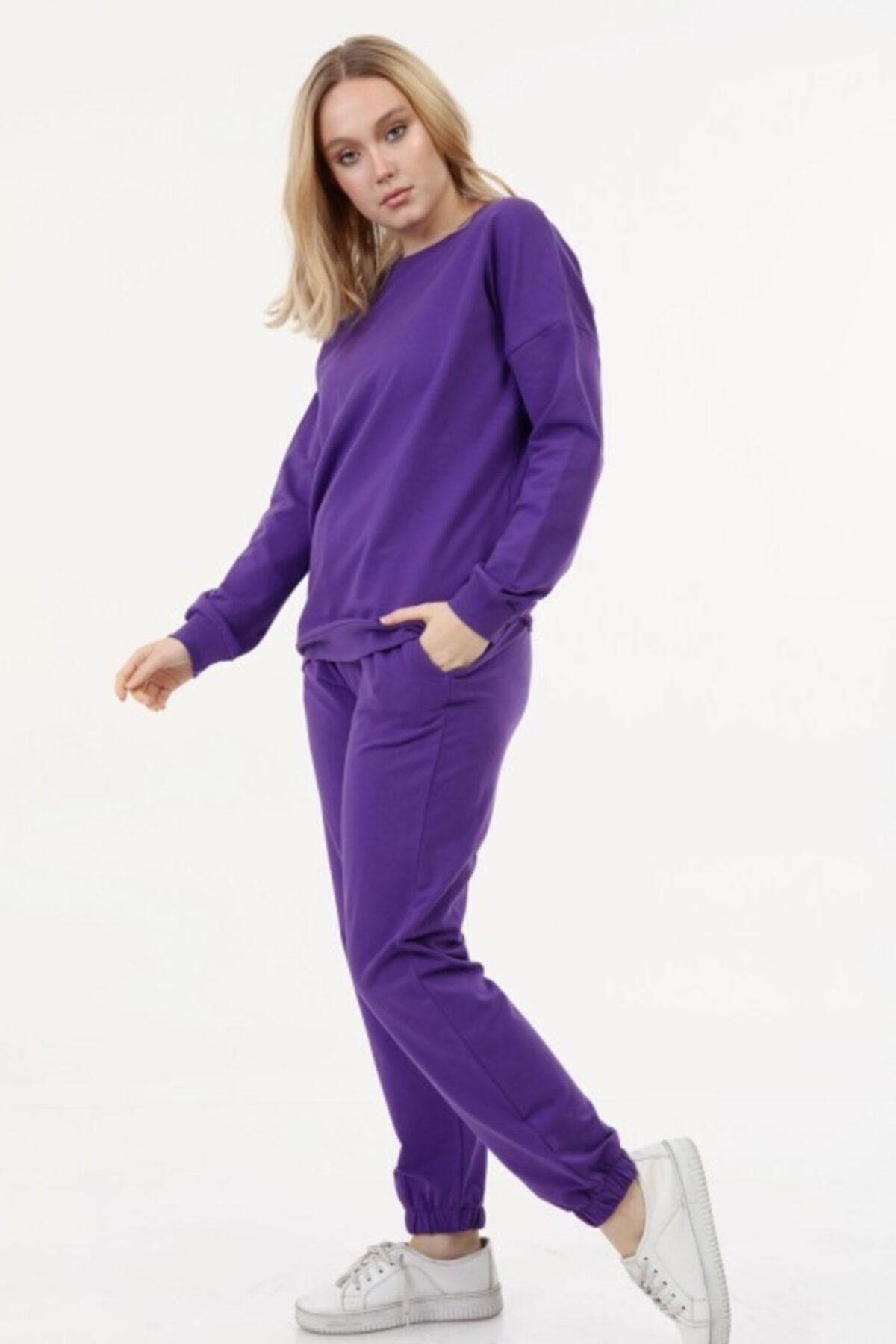 Womens purple discount jogging suit