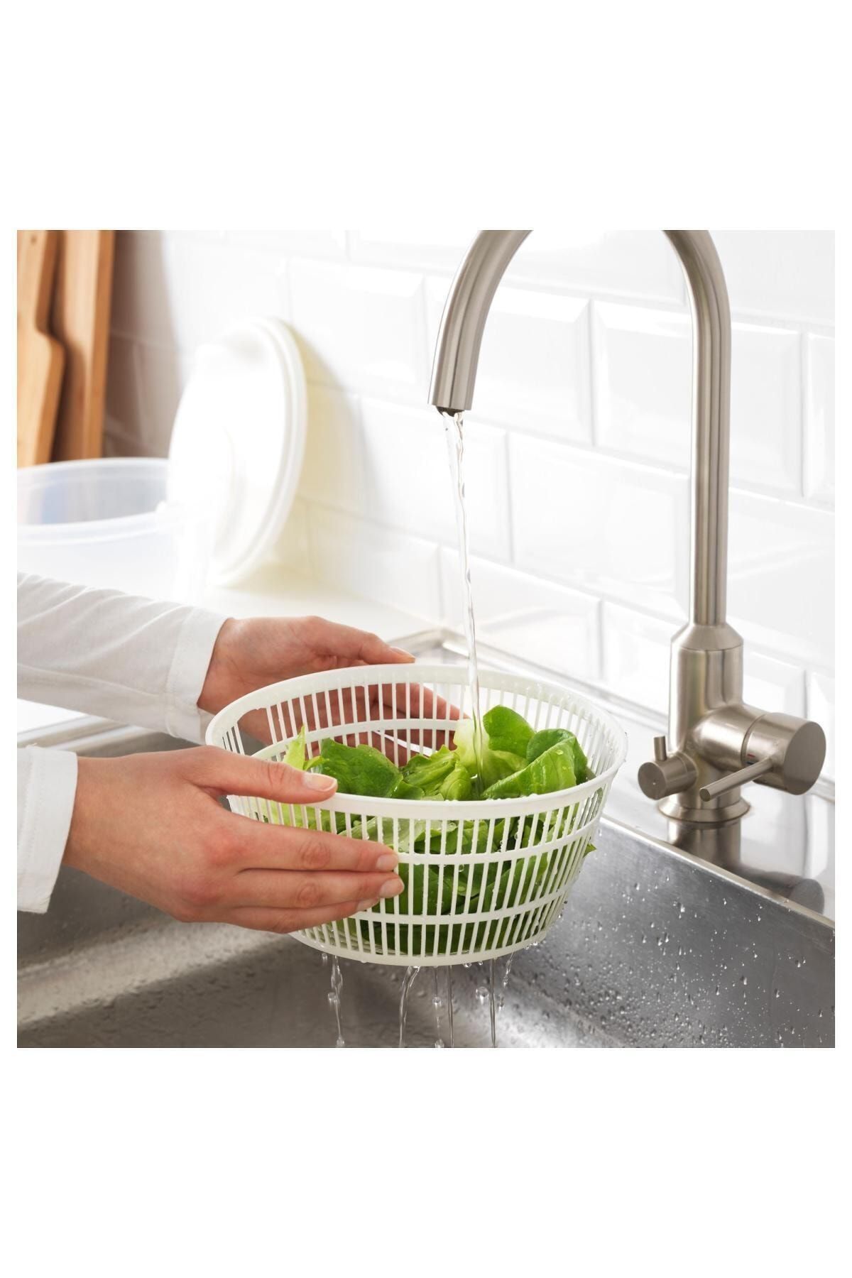 IKEA-Rotating Salad Drying Tool Diameter: 23 cm Height: 14 cm 4
