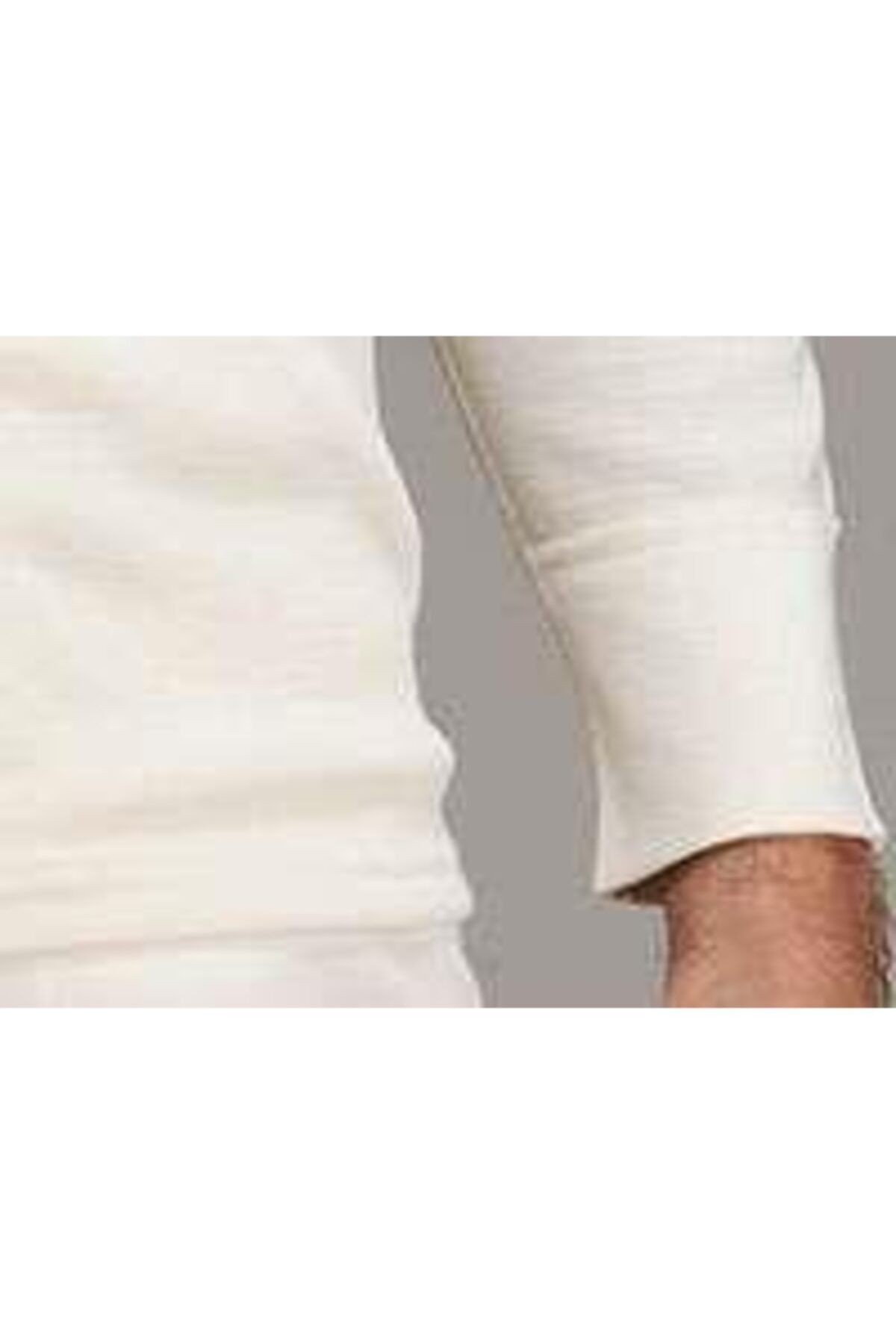 Hasyün-Men's Ecru Long Sleeve Thermal Clothing 4