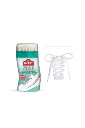 Beyaz Spor Ayakkabı Temizleme Şampuanı ve Beyaz Bağcık 125 ml dp45z