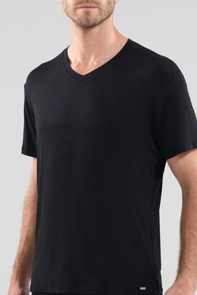 Erkek T-shirt Silver 9308 - Siyah