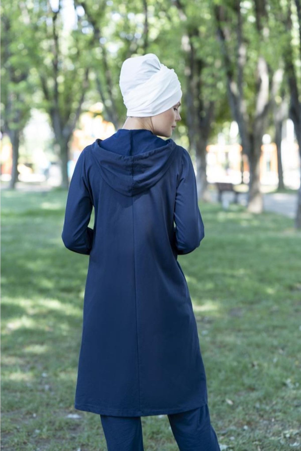 Elif Okur-Hooded Hijab Tracksuit Set 4