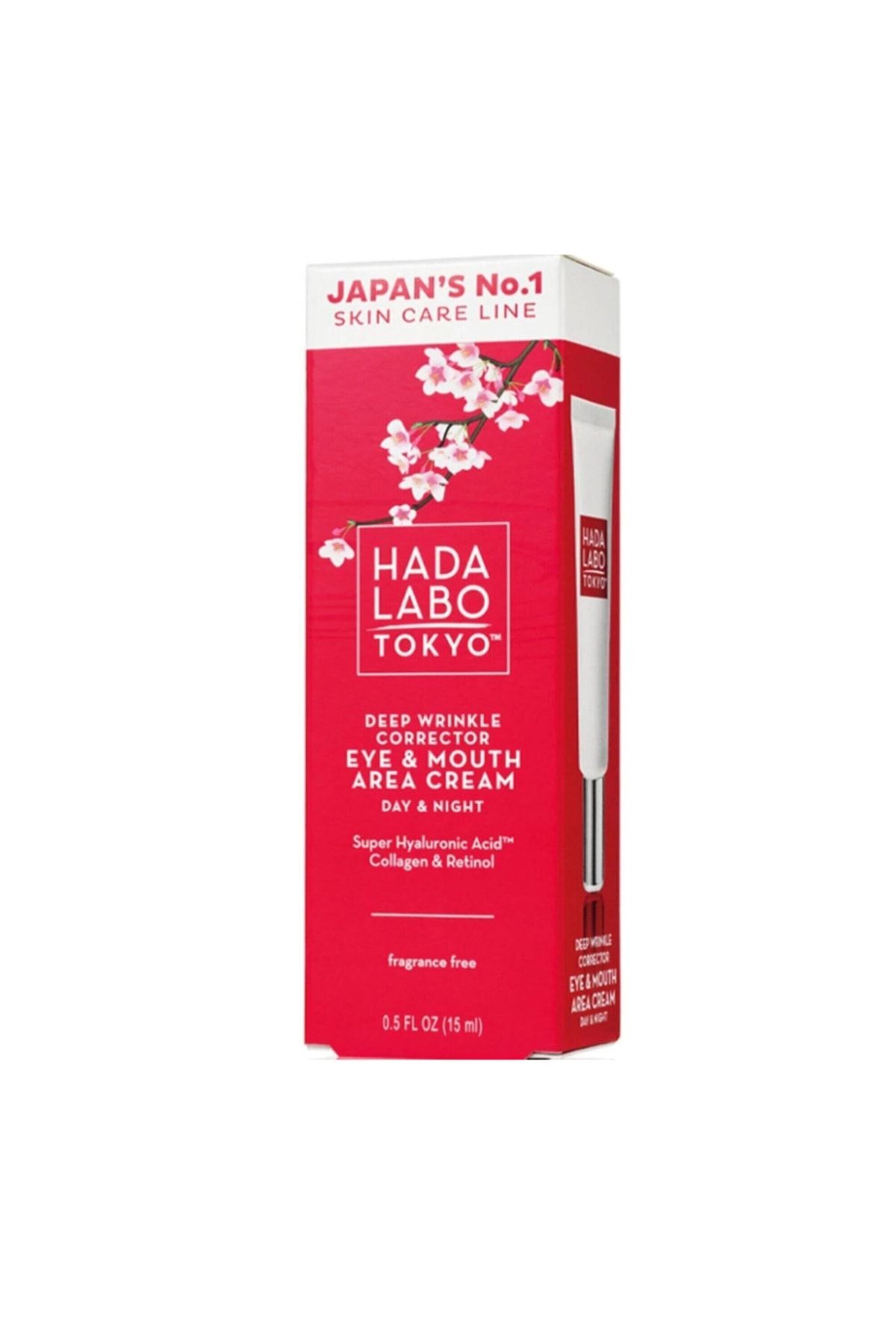 Hada Labo Tokyo-Eye and Mouth Contour Anti-Wrinkle Smoothing and Moisturizing Cream 15 ml 1