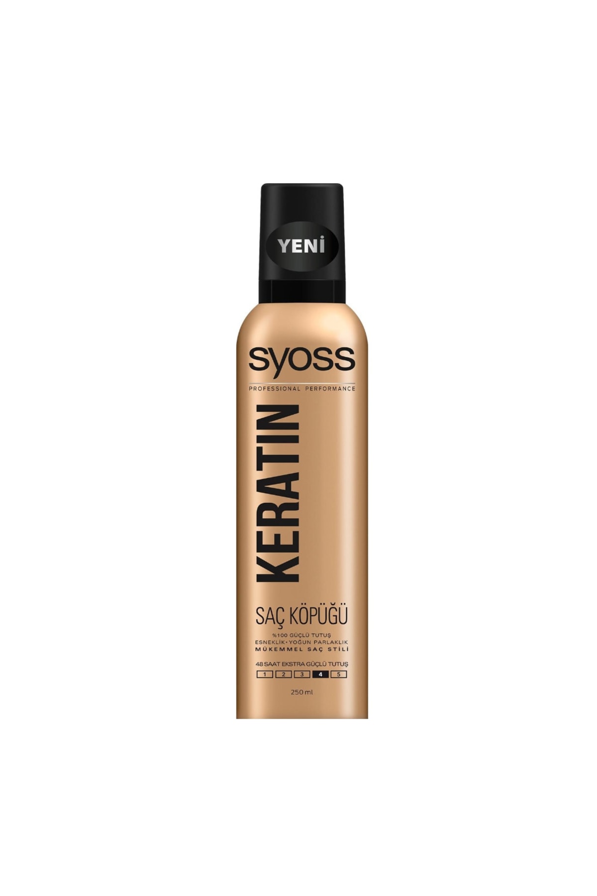 Syoss Keratin Strong Hold Hair Mousse 250 Ml