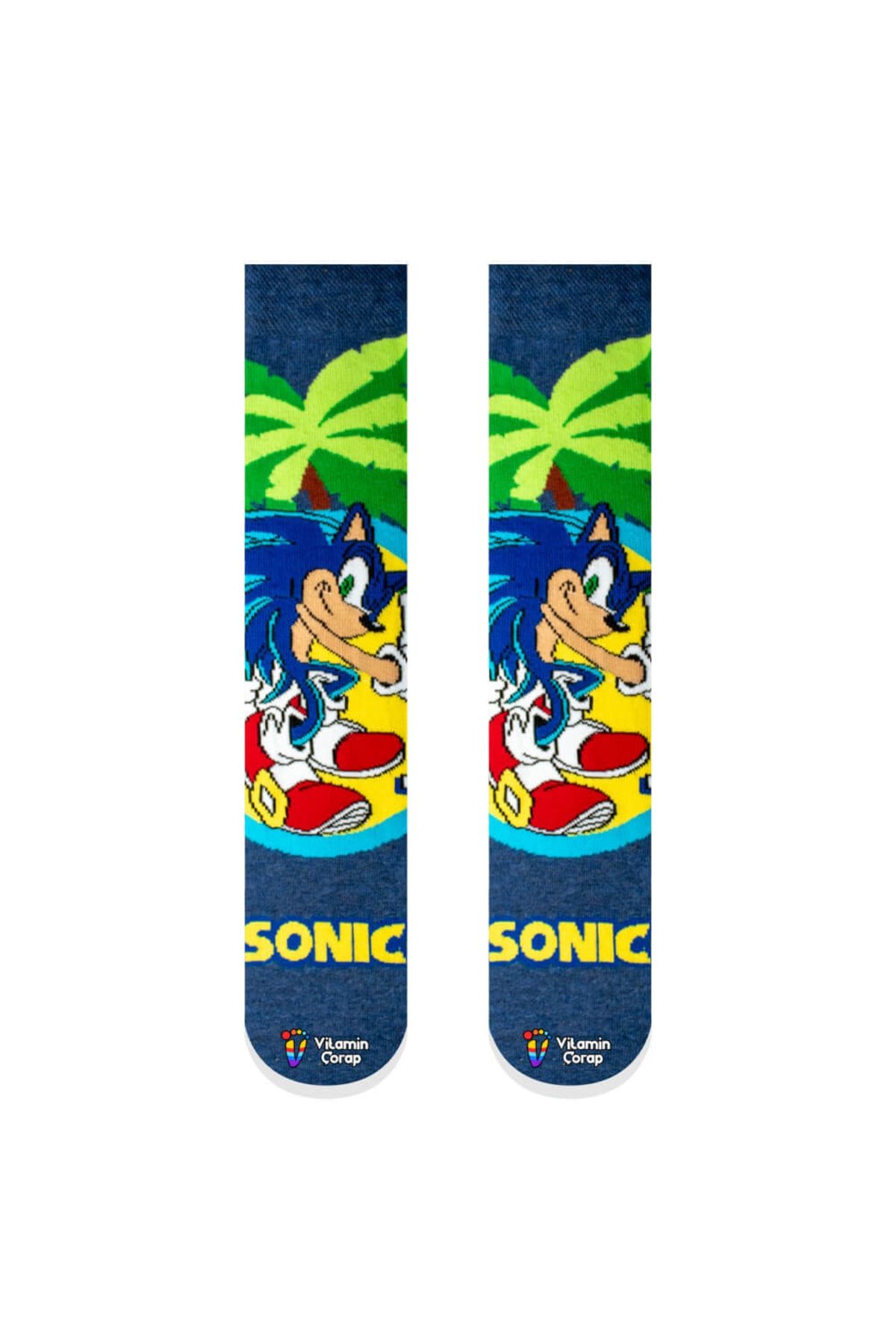 Limmon Store Sonic Renkli Çorap