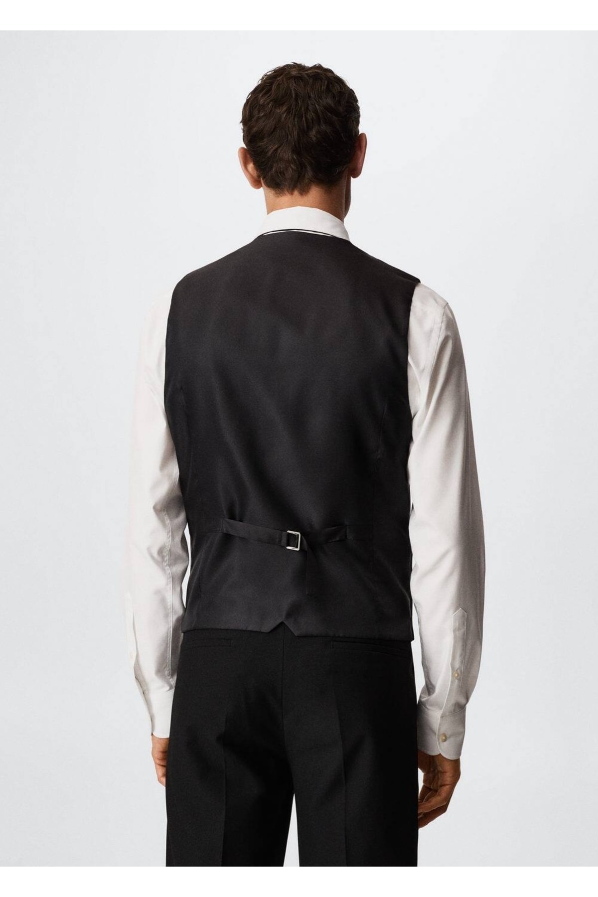 ژاکت مردانه مشکی منگوMANGO Man | 27050058 اورجینال - تصویر 4