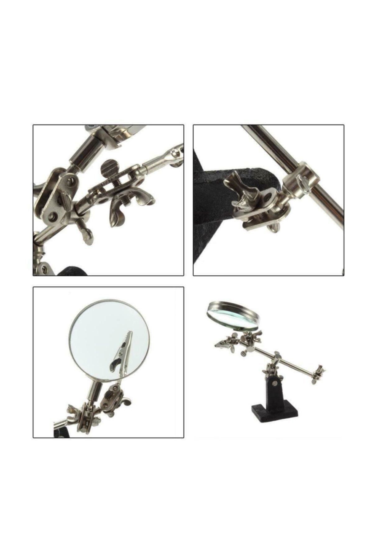 Vision-Repair Magnifier Set with Adjustable Arms and Functions - Double Arms 3