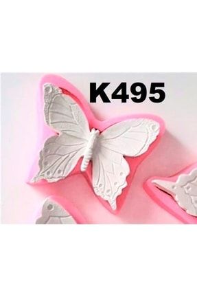 13cm Kelebek Silikon Kalıp K-495 Mum Kokulu Taş Sabun Reçine Alçıya Uygun