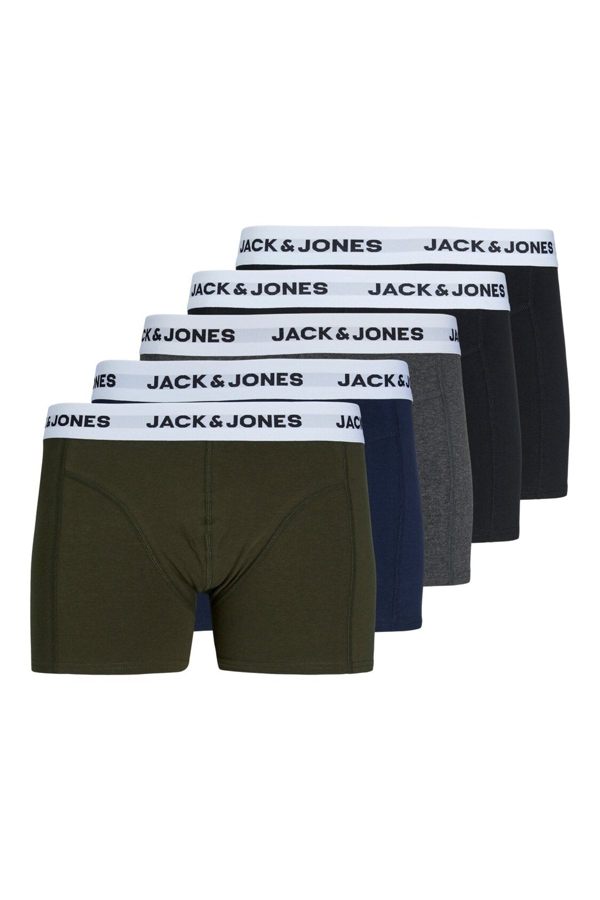 Jack & Jones Мужские боксеры мягких цветов Jack Jones, 5 пар 12214455