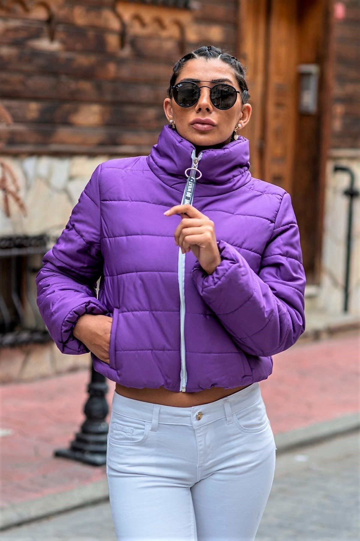 Dark purple 2025 jacket women's