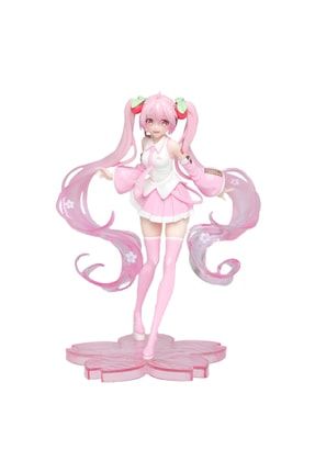 Anime Pink Hatsune Miku Sakura Figür Biblo 15 Cm 2490