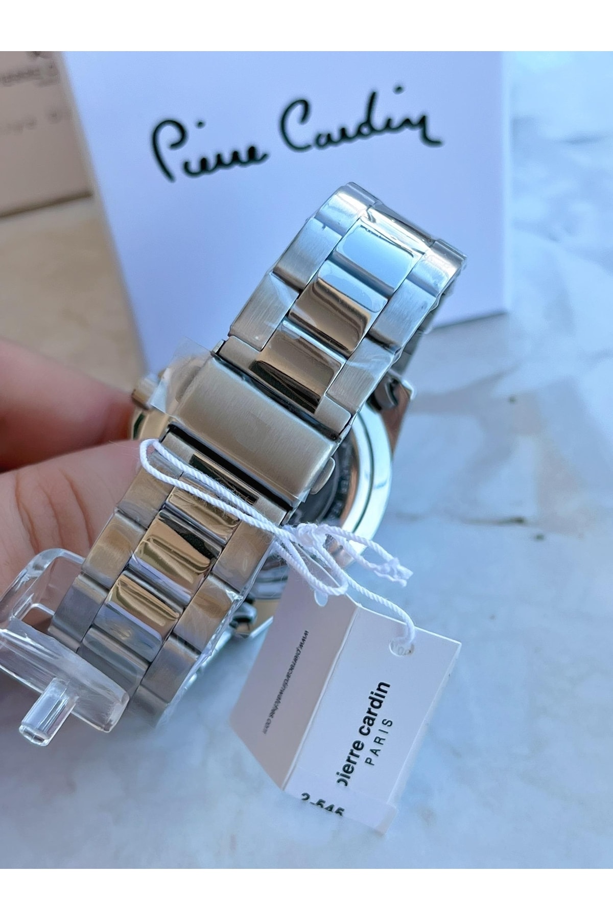 ساعت مردانه خاکستری پیرکاردینPierre Cardin | PR.01.CD.1001 اورجینال - تصویر 4