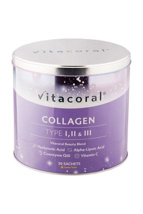 Collagen 30'lu Saşe - 10.000 Mg Kollajen Tip 1-2-3 - Cilt, Kas Ve Eklemler Için VTCRL-COLLAGEN