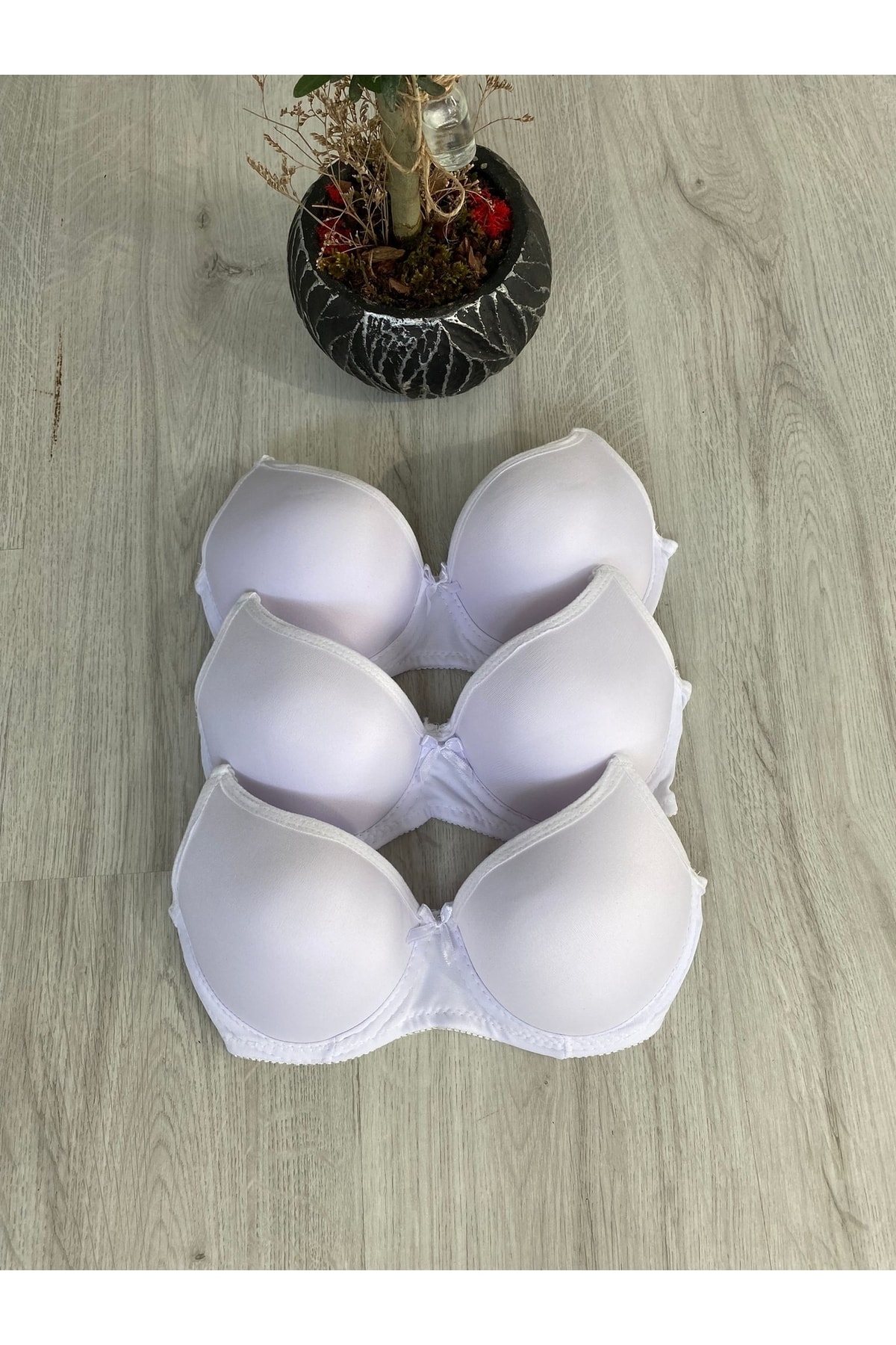 Women's Filled Underwire 3-Piece Micro Bra