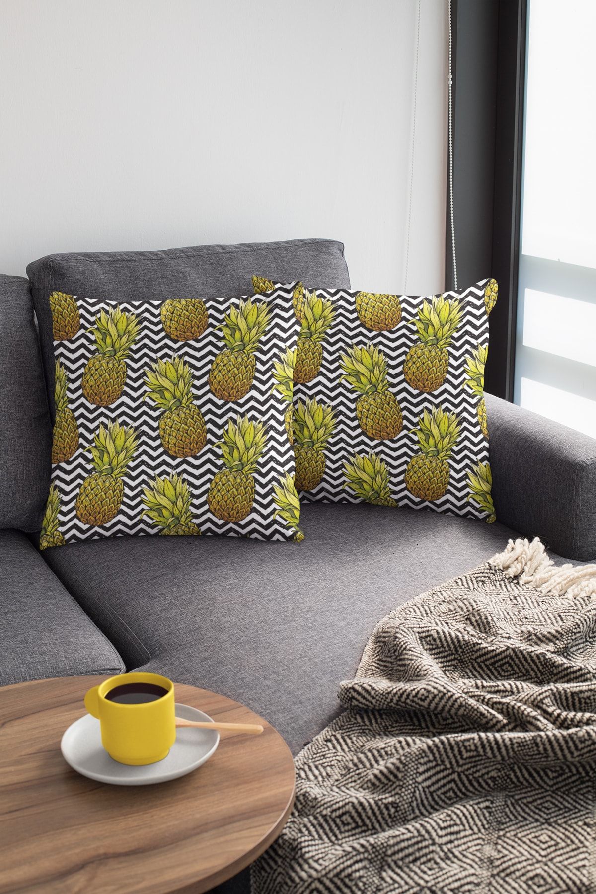 NeluxHome Thai Feather Woven Premium Stain Repellent Fabric Double