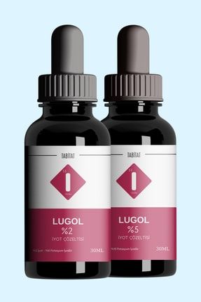 Lugol %5 - Lugol %2 Iyot Solüsyonu Seti LGL25