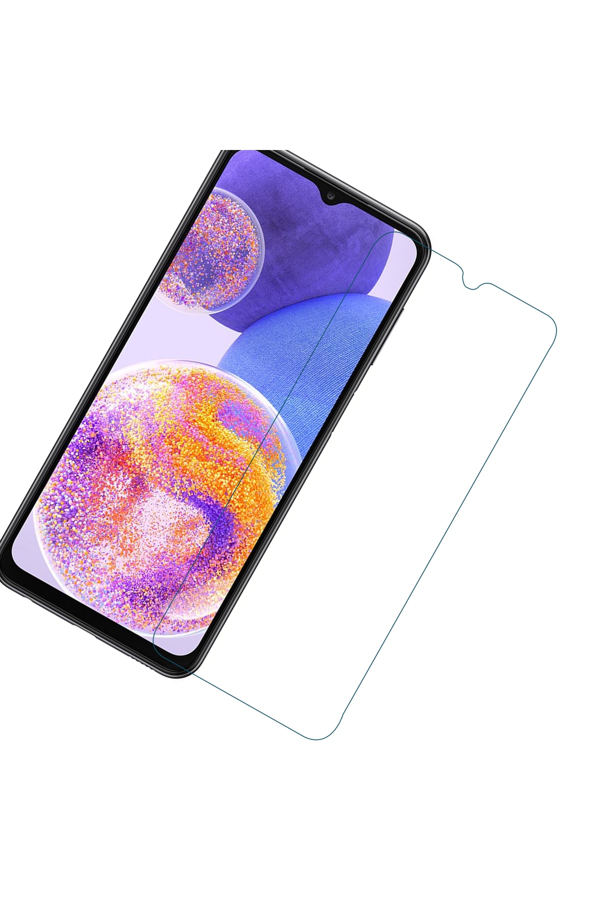 Samsung Galaxy A13 A23 Kırılmaz Ekran Koruyucu Temperli Cam 3