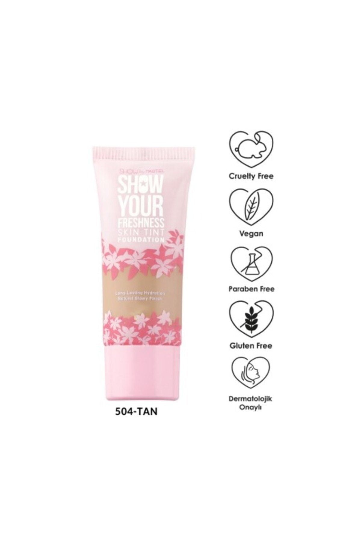 Show by Pastel-Refreshing Tonic Effect Foundation No:504 2