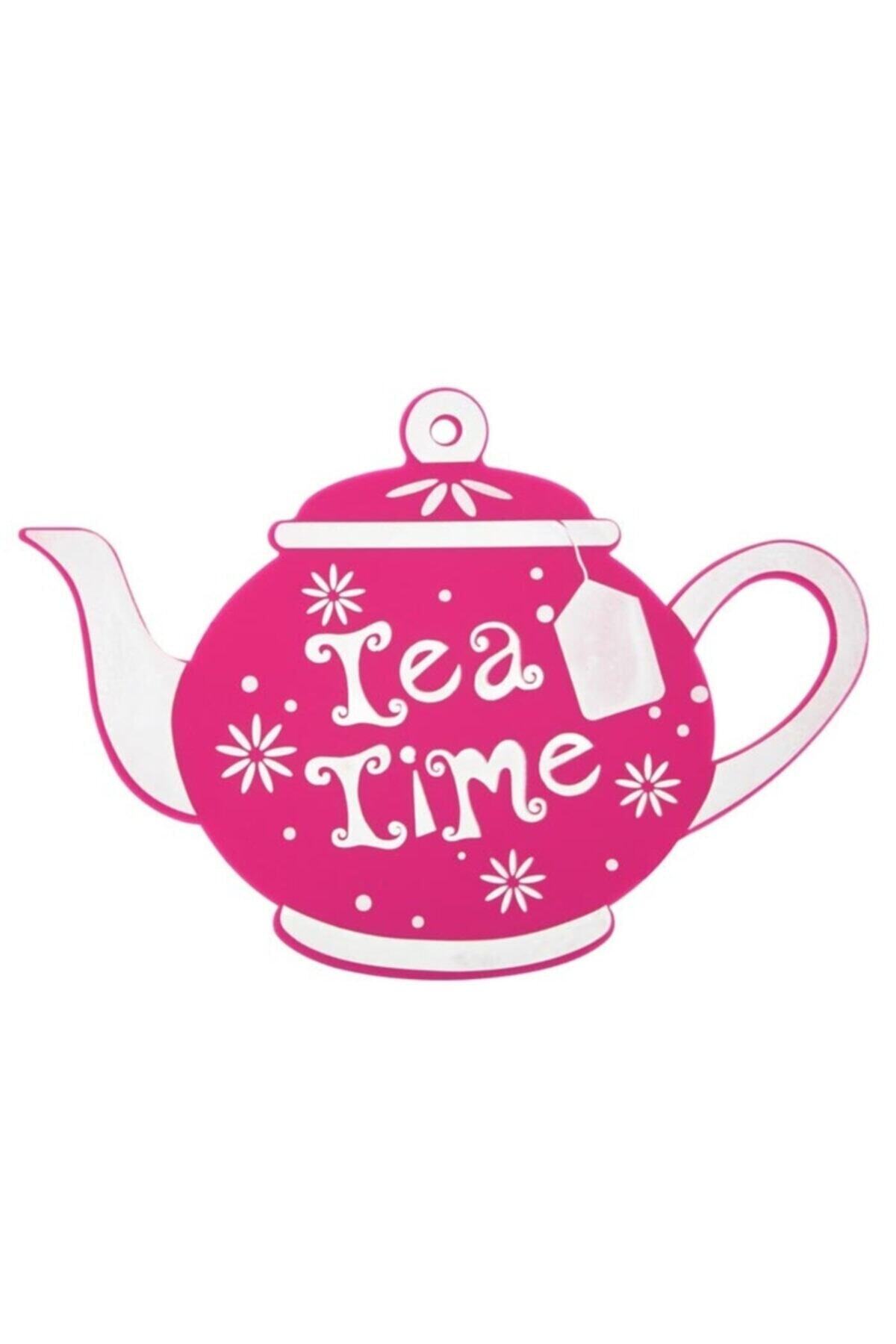 Kenpool Çay Saati Yazılı Çaydanlık Şeklinde Silikon Nihale Asorti