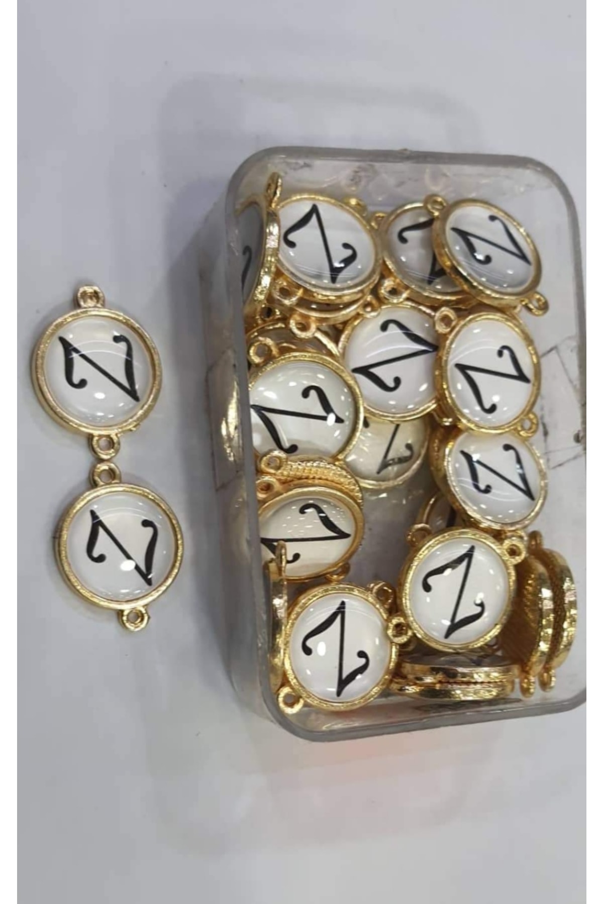 RLX BUJİTERİ Altın Sarı Z Harfi Kolye Ve Bileklik Ucu