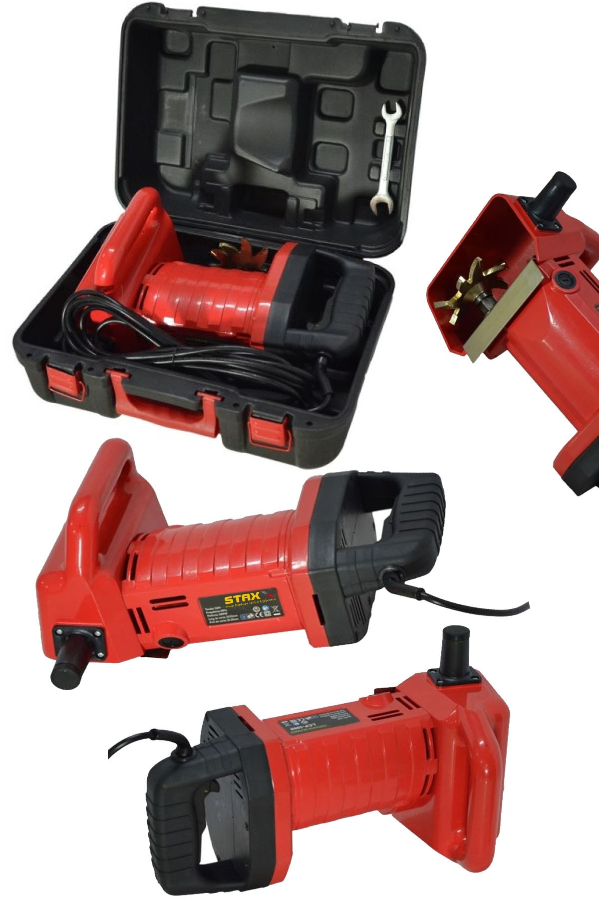 STAXX POWER Bakır Sargı Duvar Oyma Oluk Ve Kanal Açma Kablo Yerleştirme Makinesi Seti Macroza Type 2000 W 35 mm